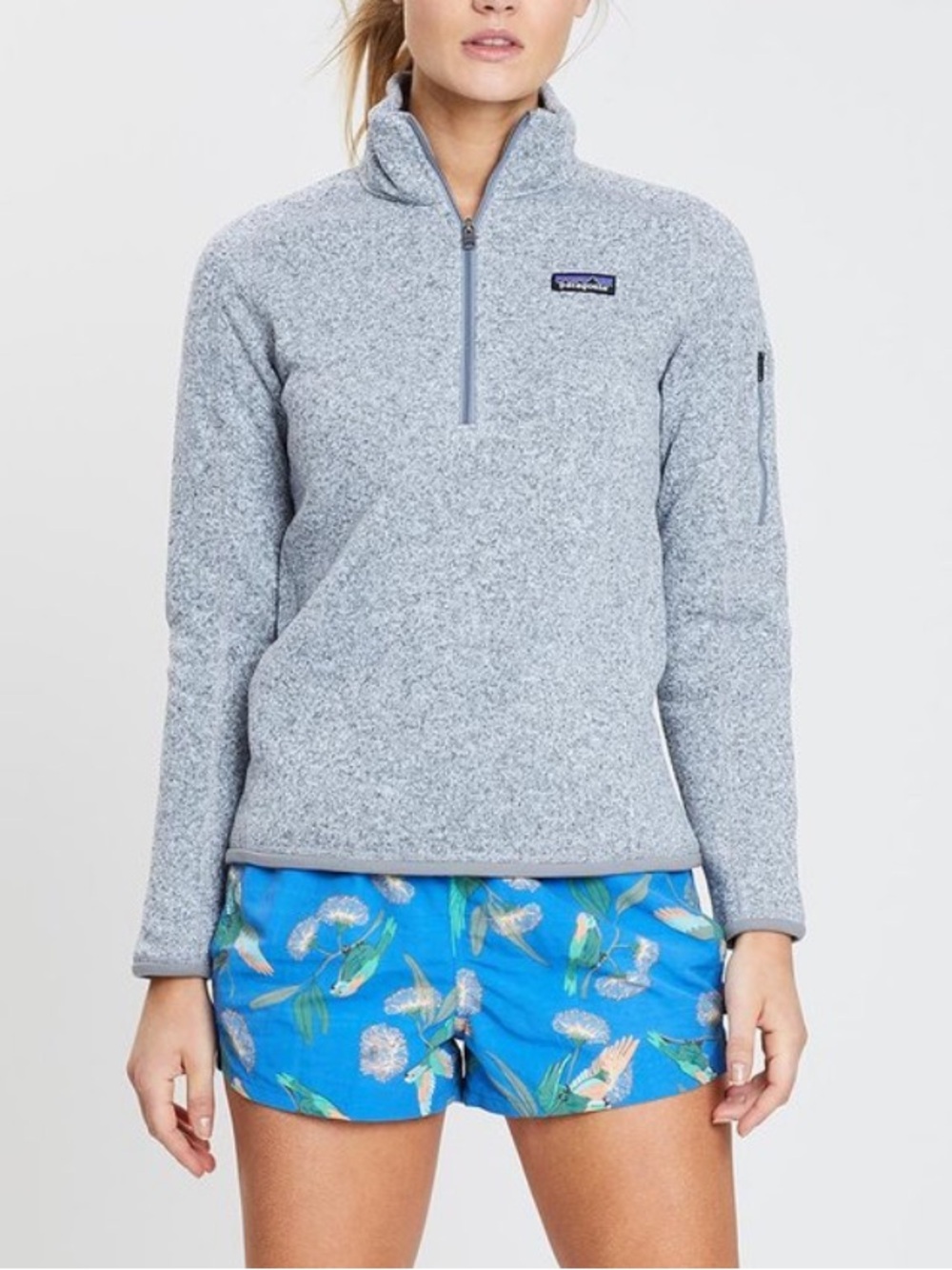 Patagonia Heather Gray Women’s Better Sweater 1/4 Zip Cozy Gorpcore Size XXL NEW